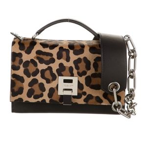 MICHAEL KORS COLLECTIONBancroft Leopard Calf Hair Shoulder Bag w/ Tags